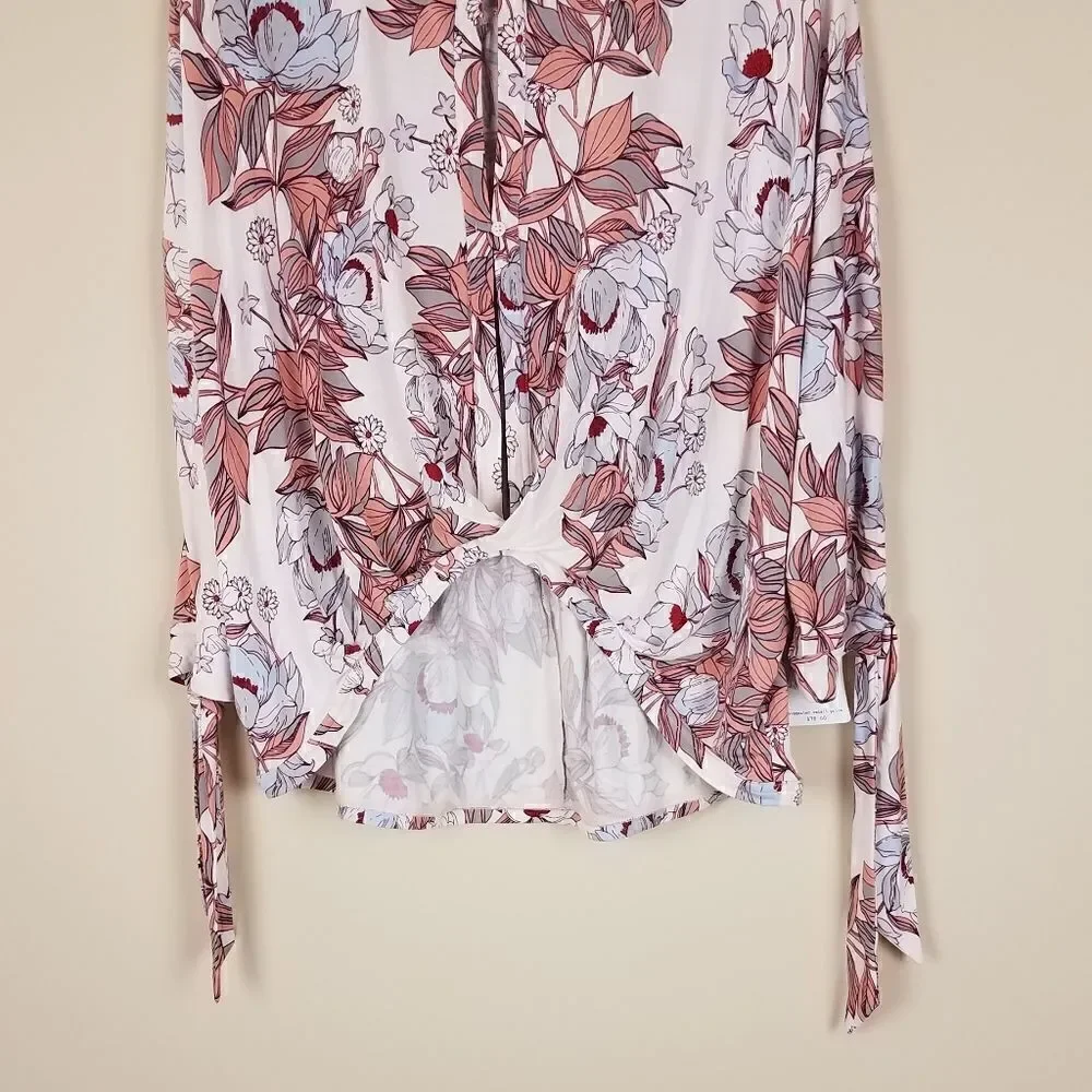 Free People Keepin On Floral Blouse